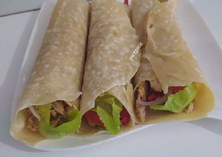 Easiest Way to Make Perfect Tortilla wraps