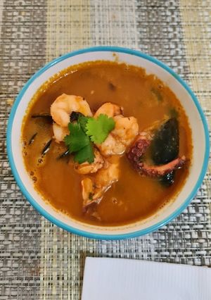 Una foto de Cazuela de Mariscos o Fosforera venezolana