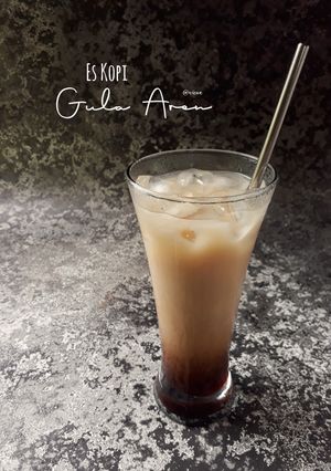 Foto resep Es kopi gula aren