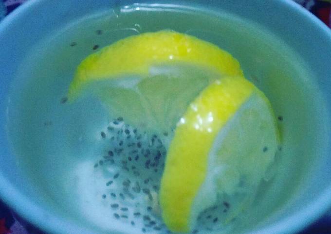 Resep Air Lemon Chia Seed Enaak Ambuaqeela 