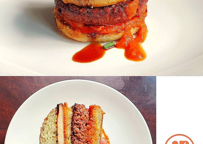 Easiest Way to Prepare Ultimate Vegan Korean BBQ Burger