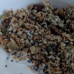 A picture of Healthier granola.