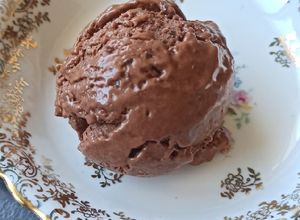 Une photo de Glace au chocolat VEGAN