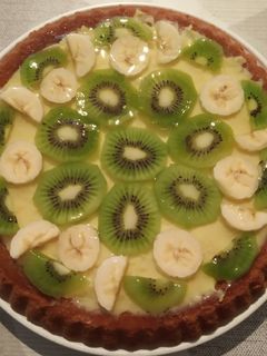 Pudingos gyümölcstorta recept fotója