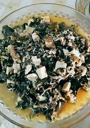 Foto resep Sayur daun singkong,tahu,teri,pete kecil