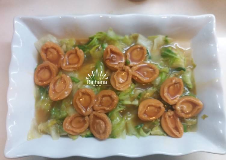 Cara termudah untuk Campuran Di RumahCabage with abalone