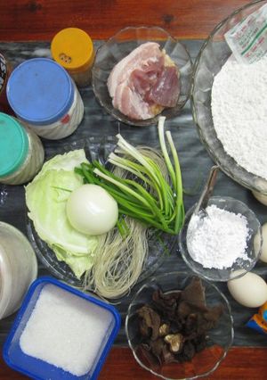 Hình của món Bánh bao nhân thịt.