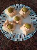 Canapés de Atún y Surimi