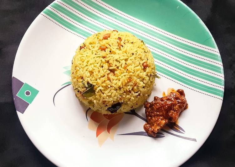 Steps to Make Any-night-of-the-week Mango rice mavinakayi chitanna