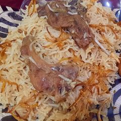 A picture of Chops pulao.