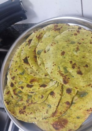 પાલક પરાઠા (Palak Paratha Recipe In Gujarati) રેસીપી મુખ્ય ફોટો