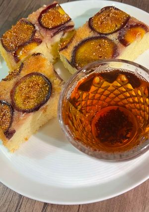 عکسی از دستور کیک انجیر