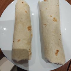 A picture of Homemade Chicken wrap.