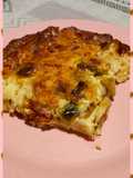 Crustless Quiche with Leeks, Bacon, and Mushrooms