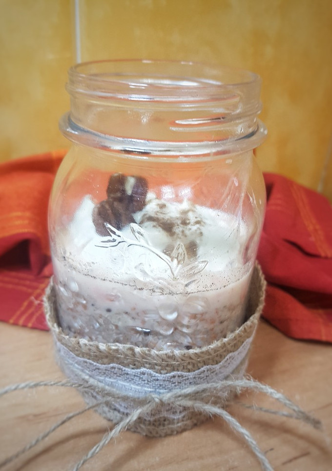 Una foto de Porridge frío "Carrot cake"