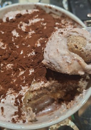 A picture of Healthy Tiramisu.