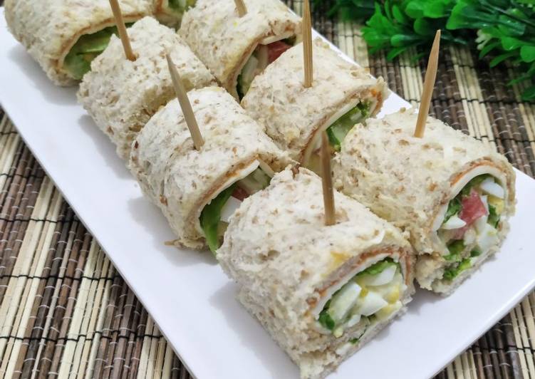 Resep Mini Sandwich Rolls Anti Gagal