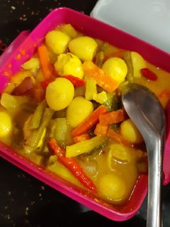 Foto resep Telur Puyuh Masak Acar Kuning