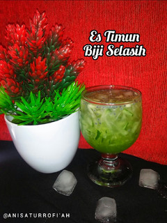 Foto resep Minuman Segar~Es Timun Biji Selasih