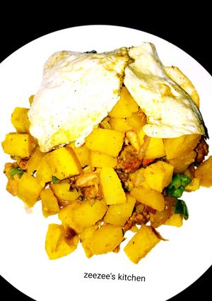 A picture of Sweet potato stir fry.