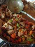 Mi chop suey de pollo y cerdo