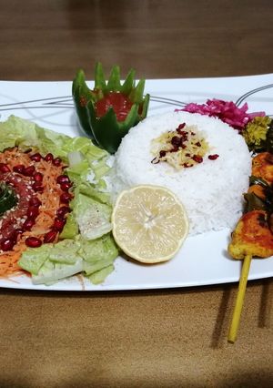 عکسی از دستور جوجه کباب چوبی (رژیمی)