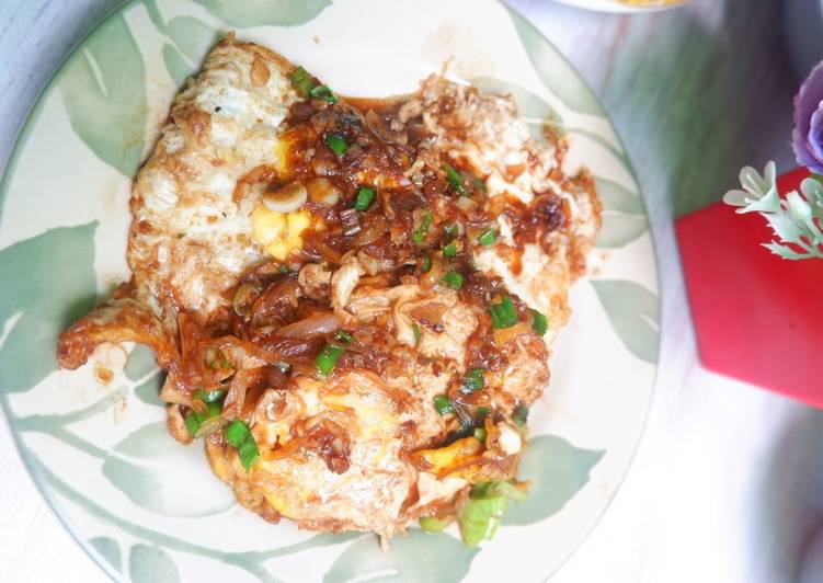 Resep Telur ceplok kecap Anti Gagal