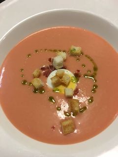 Una foto de Salmorejo