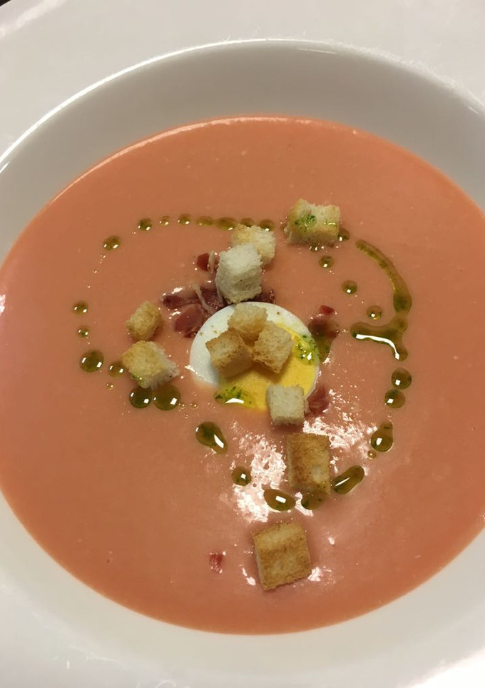 Una foto de Salmorejo