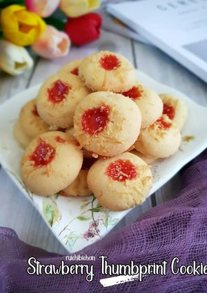 Foto resep Strawberry thumbprint cookies