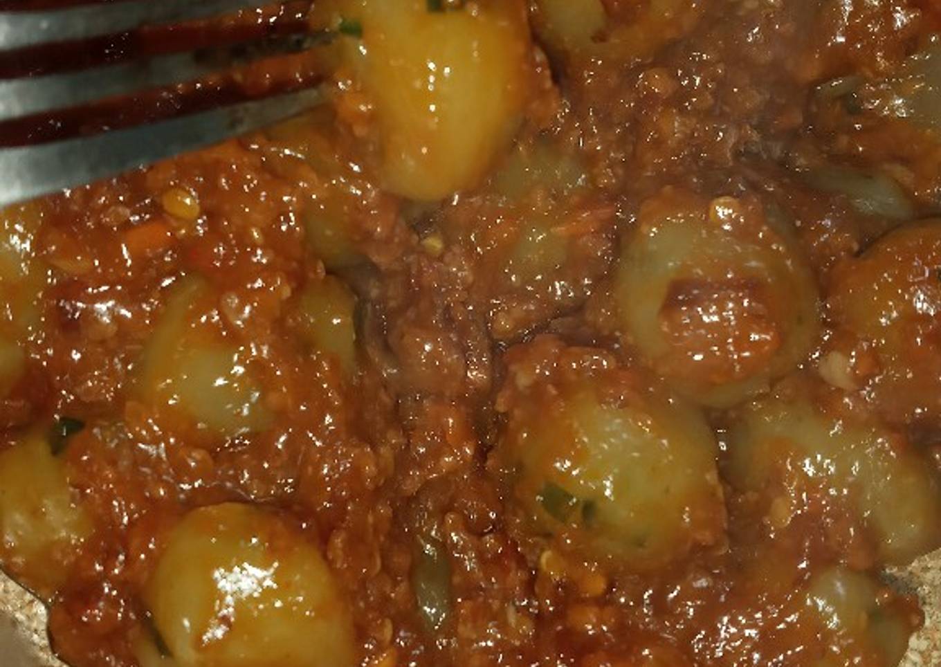 Cilok Bumbu Kacang Pedas Mantul