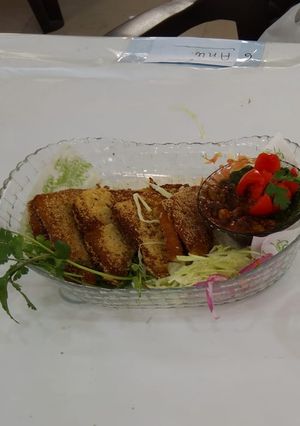 A picture of Chinese bread pockets.