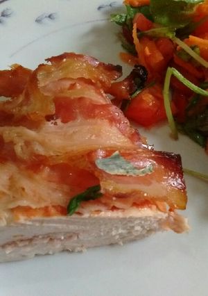 Una foto de Pechuga con panceta