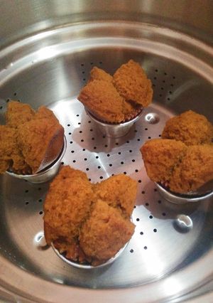 Foto resep Bolu Kukus Gula Merah Mekar & Lembut (anti gagal) 🌰