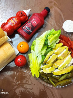 عکسی از دستور ساندویچ مرغ با سس تاتار