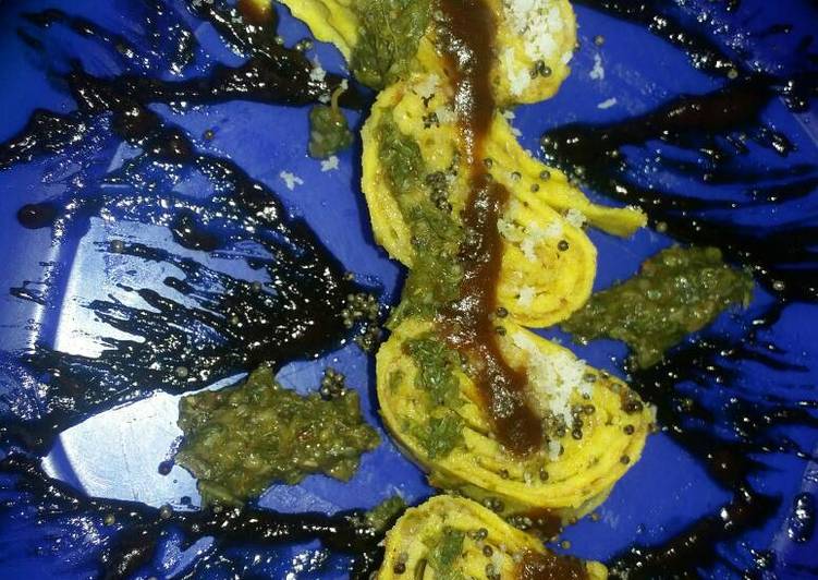 Recipe of Super Quick Dhokla rock and roll