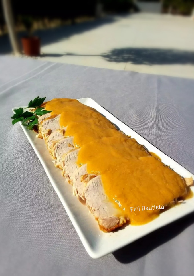 Una foto de Lomo a la cerveza