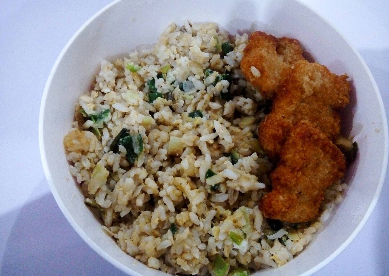 Nasi telur korea