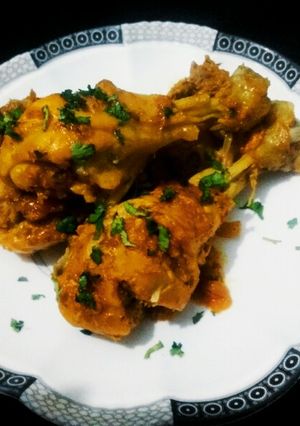 A picture of Steam chicken pieces.