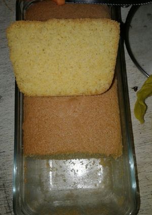 Una foto de Bizcochuelo con harina de maíz