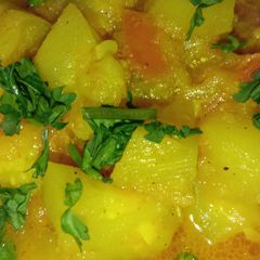 A picture of Lauki Sabzi.