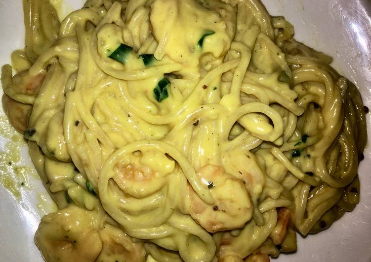 Recipe of Homemade Shrimp pasta