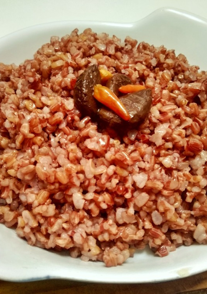 Una foto de Arroz rojo picante