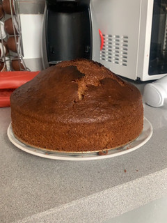 Una foto de Bizcocho de chocolate