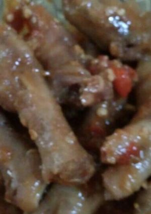 Foto resep Balado ceker pedes endes ala mahmud