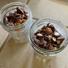 A picture of Chia seeds pudding.