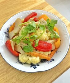 súp lơ trắng chay