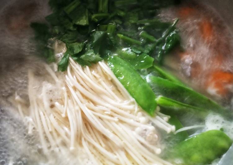 Resep Sup Sayur Enoki yang Enak