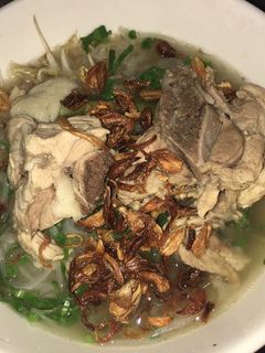 Hình của món Hủ tiếu xương.