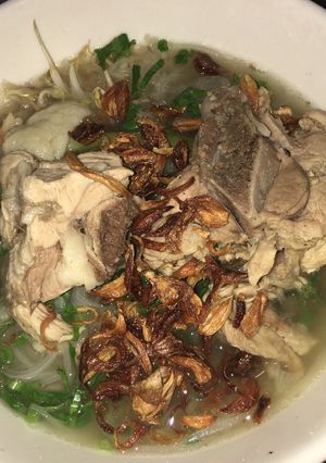 Hình của món Hủ tiếu xương.